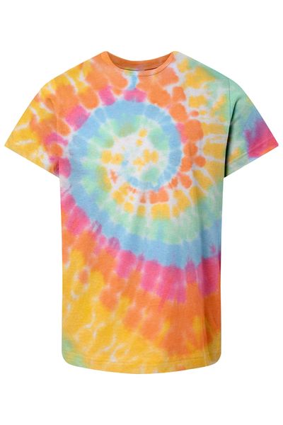 Youth Multi-Color Spiral Tie-Dyed T-Shirt
