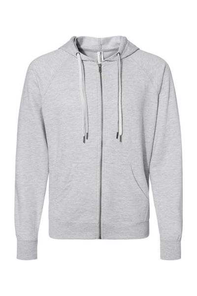 Independent Trading Co. Icon Lightweight Loopback Terry Full-Zip Hooded Sweatshirt