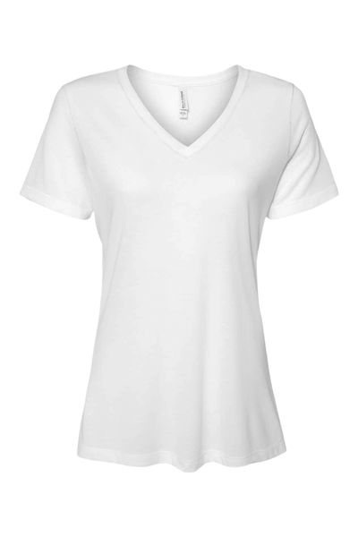 Bella+Canvas Women's Relaxed Triblend Short Sleeve V-Neck Tee