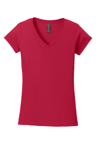 Gildan Softstyle Ladies Fit V-Neck T-Shirt