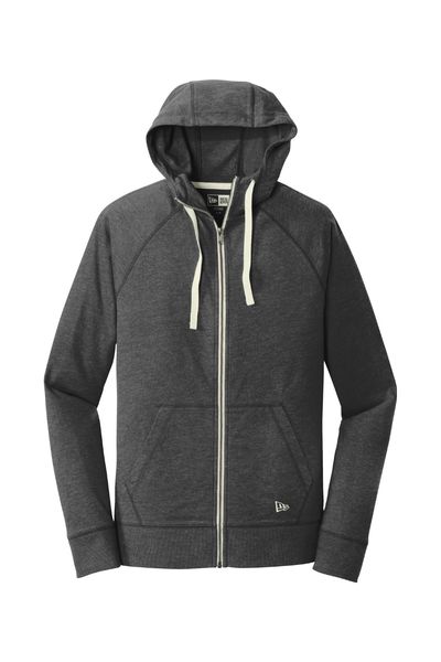 New Era Sueded Cotton Blend Full-Zip Hoodie