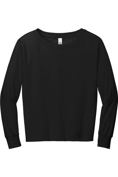 District Women's Featherweight French Terry Long Sleeve Crewneck