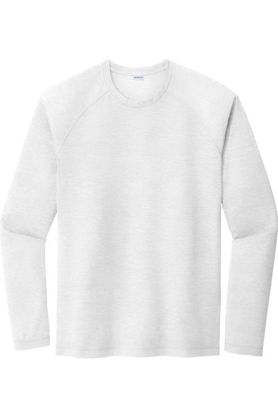 Sport-TekPosiCharge Long Sleeve Tri-Blend Wicking Raglan Tee