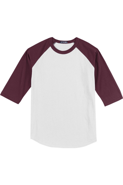 Youth Sport-Tek Colorblock Raglan Jersey