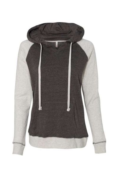 MV Sport Women’s Harper Raglan Hooded Sweatshirt