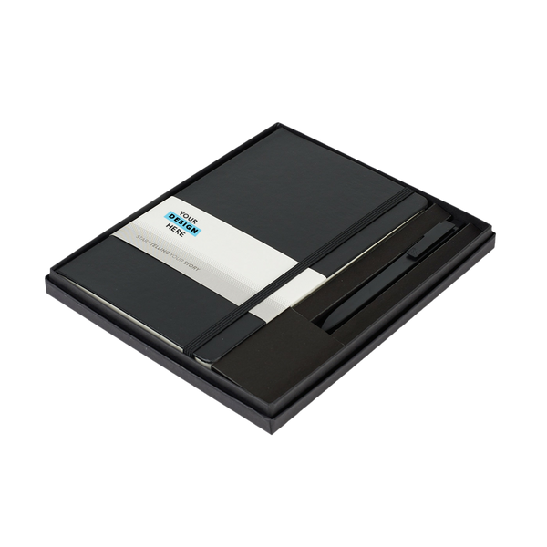 Moleskine® Large Notebook and GO Pen Gift Set