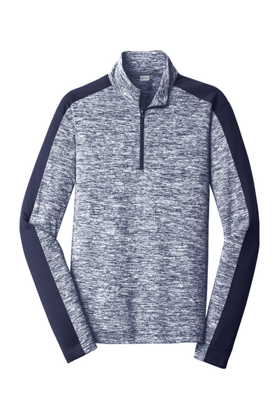 Sport-Tek® PosiCharge®  Electric Heather Colorblock 1/4-Zip Pullover