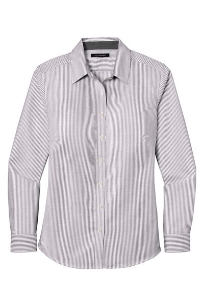 Port Authority Ladies SuperPro Oxford Stripe Shirt