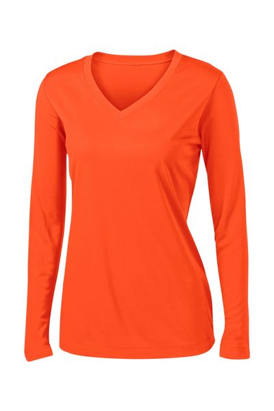 Sport-Tek Ladies PosiCharge Competitor Long Sleeve V-Neck Tee
