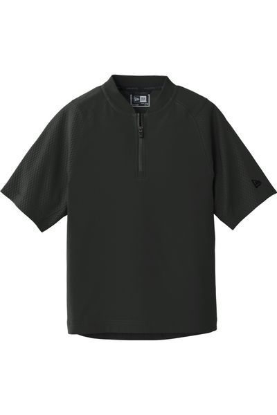 New Era Youth Cage Short Sleeve 1/4-Zip Jacket