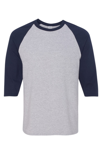 Gildan Heavy Cotton Raglan Three-Quarter Sleeve T-Shirt