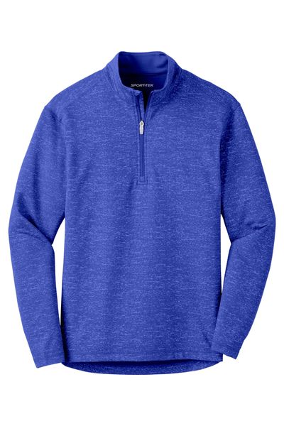 Sport-Tek Sport-Wick Stretch Reflective Heather 1/2-Zip Pullover