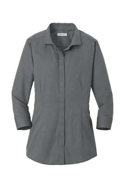 Red House Ladies 3/4-Sleeve Nailhead Non-Iron Shirt