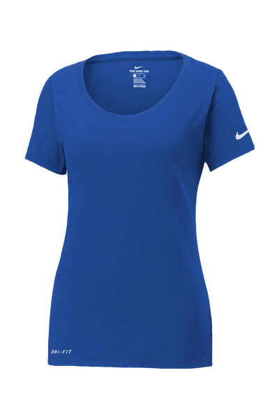 Nike Ladies Dri-FIT Cotton/Poly Scoop Neck Tee