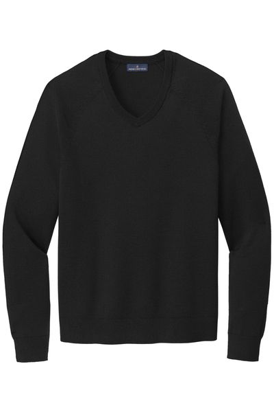 Brooks Brothers Cotton Stretch V-Neck Sweater
