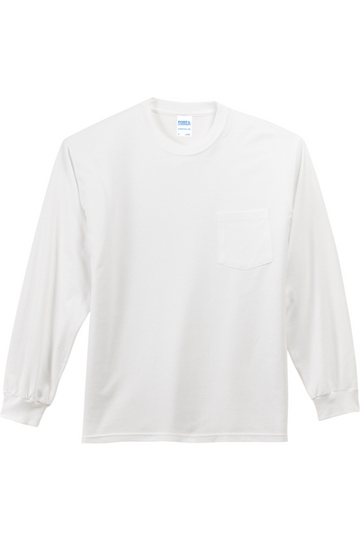 Port & Company Long Sleeve Essential Pocket Tee