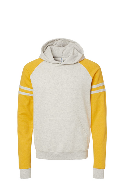 JERZEES Nublend® Varsity Colorblocked Raglan Hooded Sweatshirt