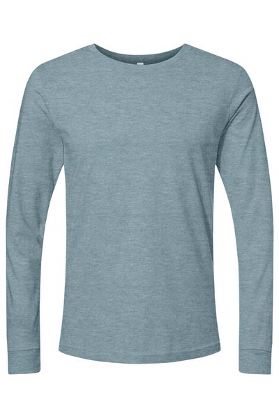BELLA + CANVAS Unisex Heather CVC Long Sleeve Tee