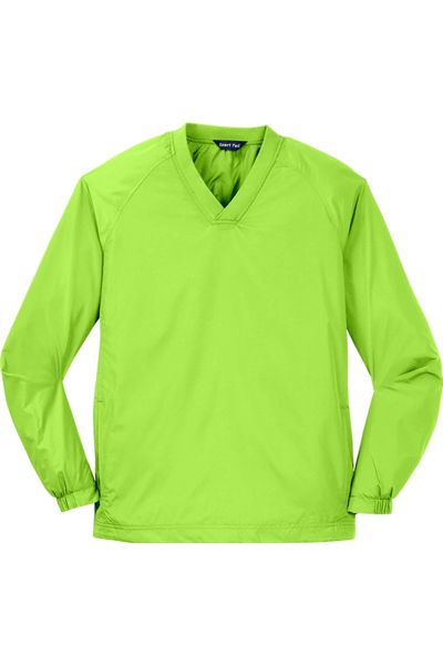 Sport-Tek V-Neck Raglan Wind Shirt