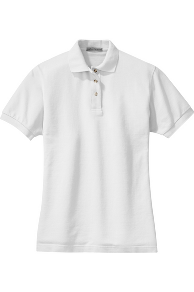 Port Authority Ladies Heavyweight Cotton Pique Polo