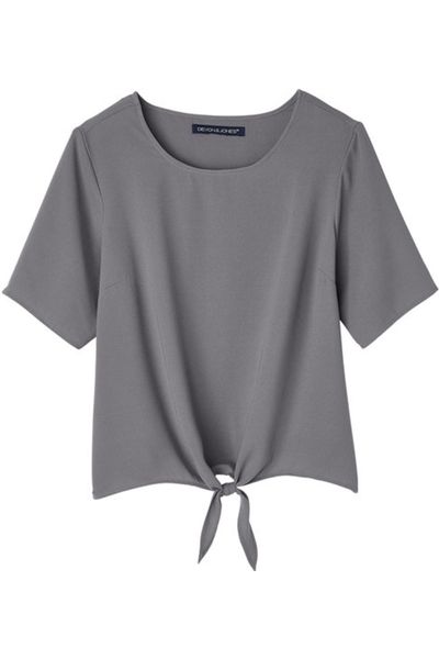 Devon & Jones Ladies' Perfect Fit™ Tie-Front Blouse
