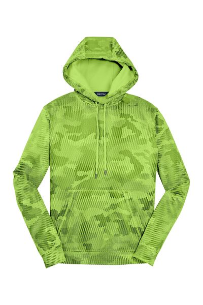 Sport-Tek Sport-Wick CamoHex Fleece Hooded Pullover