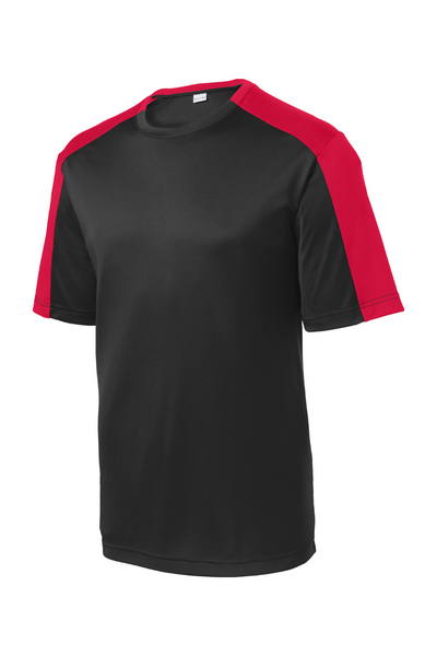 Sport-Tek PosiCharge Competitor Sleeve-Blocked Tee