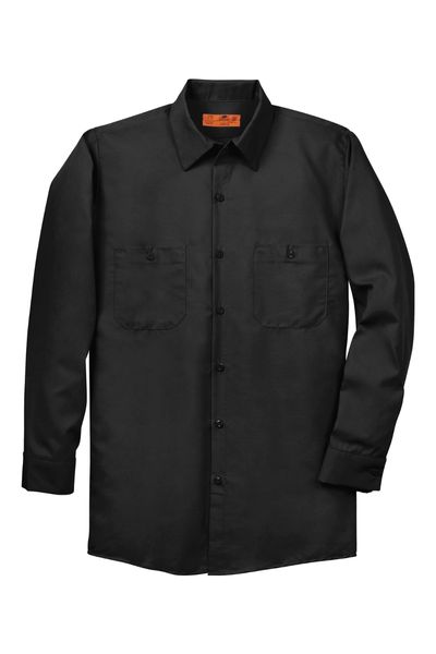 Red Cap Industrial Long Sleeve Work Shirt