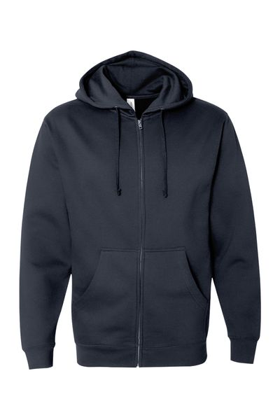 Independent Trading Co. Midweight Full-Zip Hooded Sweatshirt