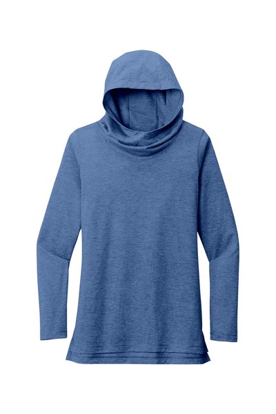 Sport-Tek Ladies PosiCharge Tri-Blend Wicking Long Sleeve Hoodie