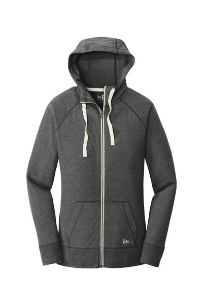 New Era Ladies Sueded Cotton Blend Full-Zip Hoodie