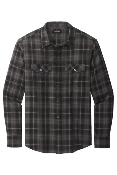 Port Authority Long Sleeve Ombre Plaid Shirt