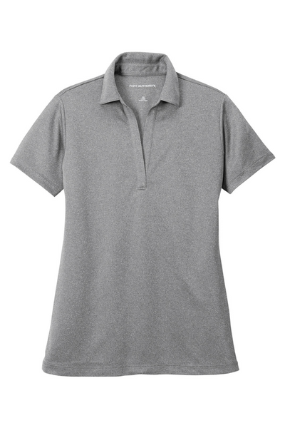 Port Authority Ladies Heathered Silk Touch Performance Polo