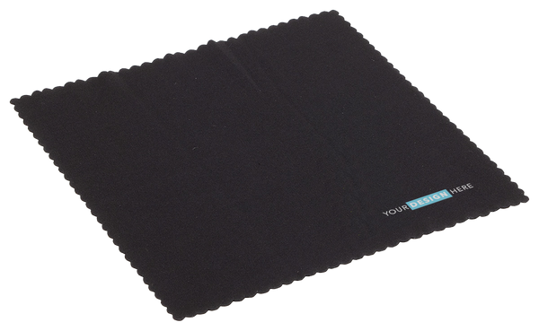 6" x 6" 220GSM Microfiber Lens Cloth with Antimicrobial Additive