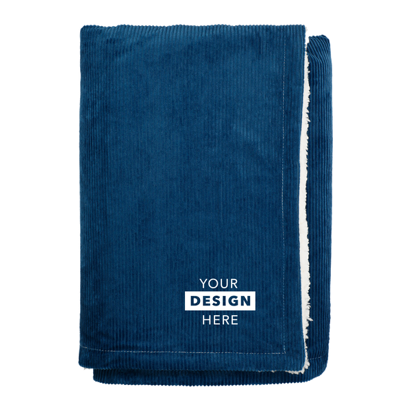 Field and Co.® Corduroy Sherpa Blanket