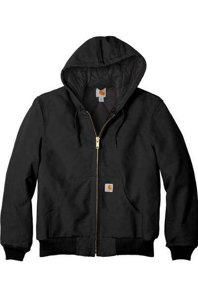 Carhartt Quilted-Flannel-Lined Duck Active Jac