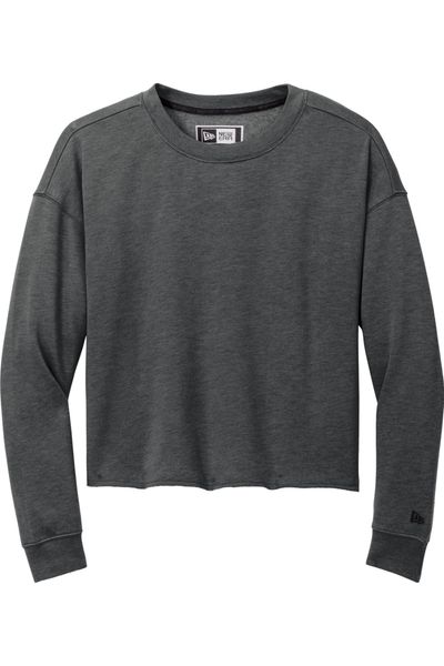 New Era Ladies Tri-Blend Fleece Crop Crew