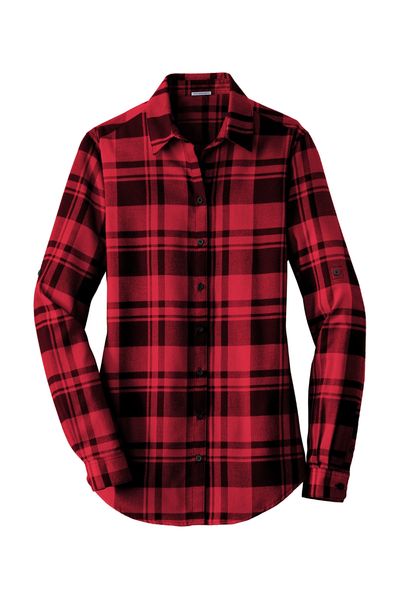Port Authority Ladies Plaid Flannel Tunic