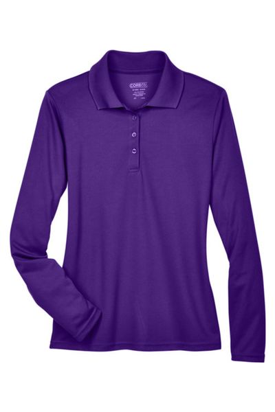 CORE365 Ladies' Pinnacle Performance Long-Sleeve Piqué Polo