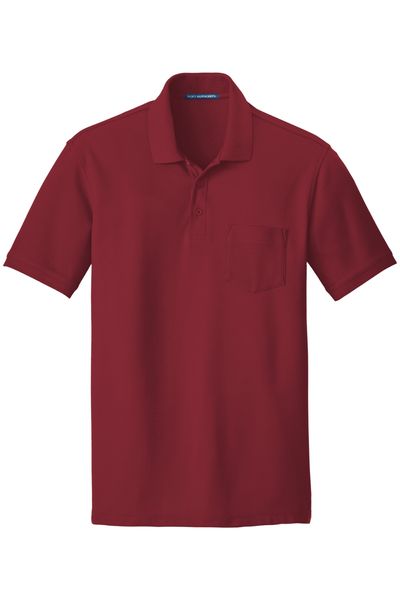 Port Authority Core Classic Pique Pocket Polo