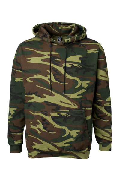 Code Five Camo Pullover Fleece Hoodie
