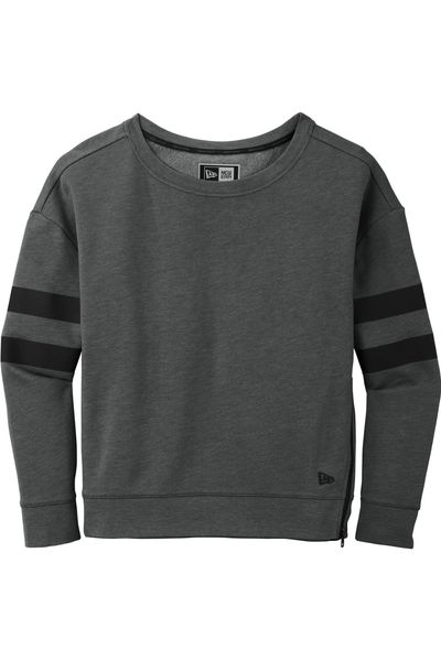 New Era Ladies Tri-Blend Fleece Varsity Crew