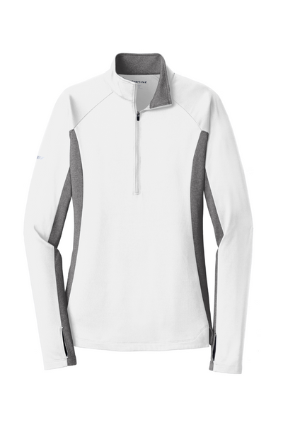 Sport-Tek Ladies Sport-Wick Stretch Contrast 1/2-Zip Pullover