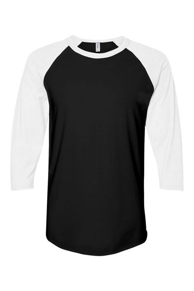 Jerzees Premium Blend Ringspun Three-Quarter Sleeve Raglan Baseball T-Shirt