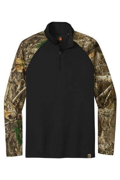 Russell Outdoors Realtree Colorblock Performance 1/4-Zip