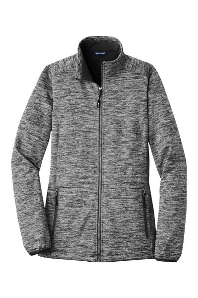 Sport-Tek Ladies PosiCharge Electric Heather Soft Shell Jacket