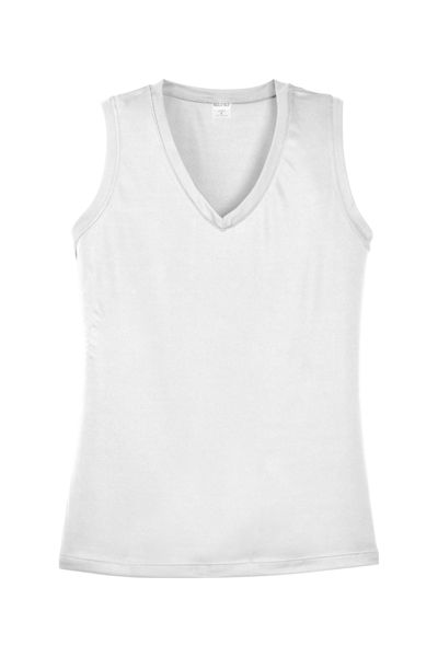 Sport-Tek Ladies Sleeveless PosiCharge Competitor V-Neck Tee
