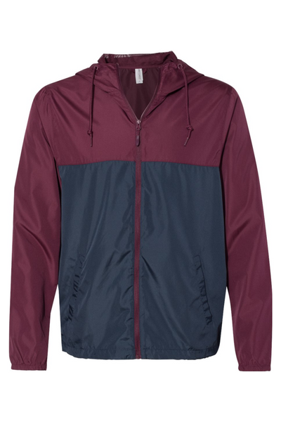 Independent Trading Co. Unisex Lightweight Windbreaker Full-Zip Jacket