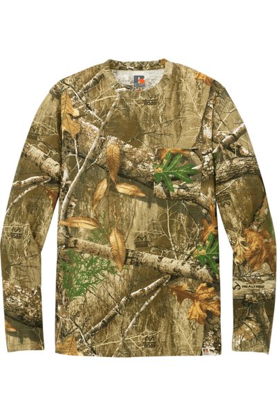 Russell Outdoors Realtree Long Sleeve Pocket Tee