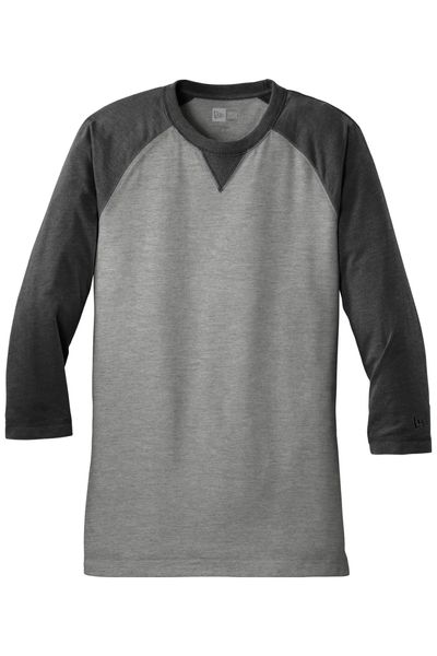 New Era Sueded Cotton Blend 3/4-Sleeve Baseball Raglan Tee